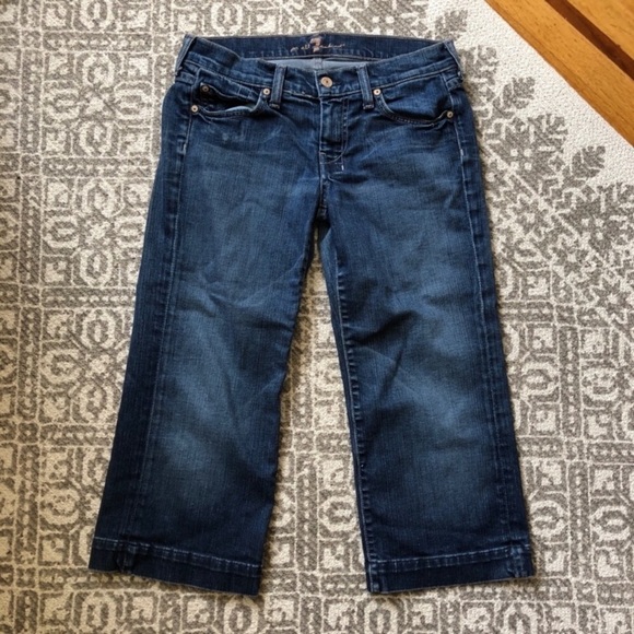 7 For All Mankind💕DOJO Crop Jeans 27 - Picture 5 of 7